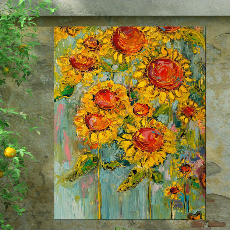 Rosalind Wheeler Vihaan Hearts and Flowers Outdoor Wall Decor Wayfair